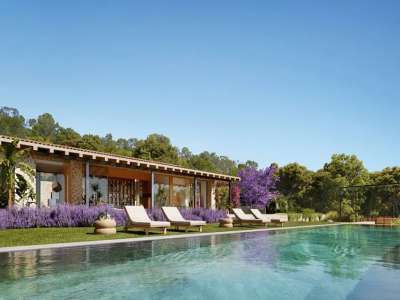 New Build 4 bedroom Villa for sale with panoramic view in Santa Maria del Cami, Mallorca