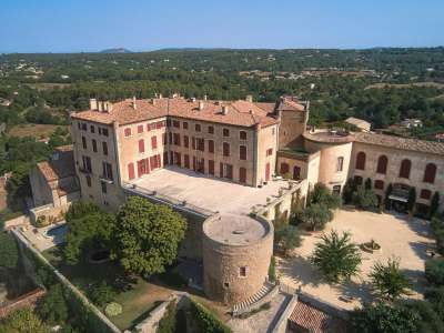 Renovated 25 bedroom Chateau for sale with countryside view in La Verdiere, Cote d'Azur French Riviera