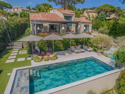 Renovated 5 bedroom Villa for sale with sea view in Sainte Maxime, Cote d'Azur French Riviera